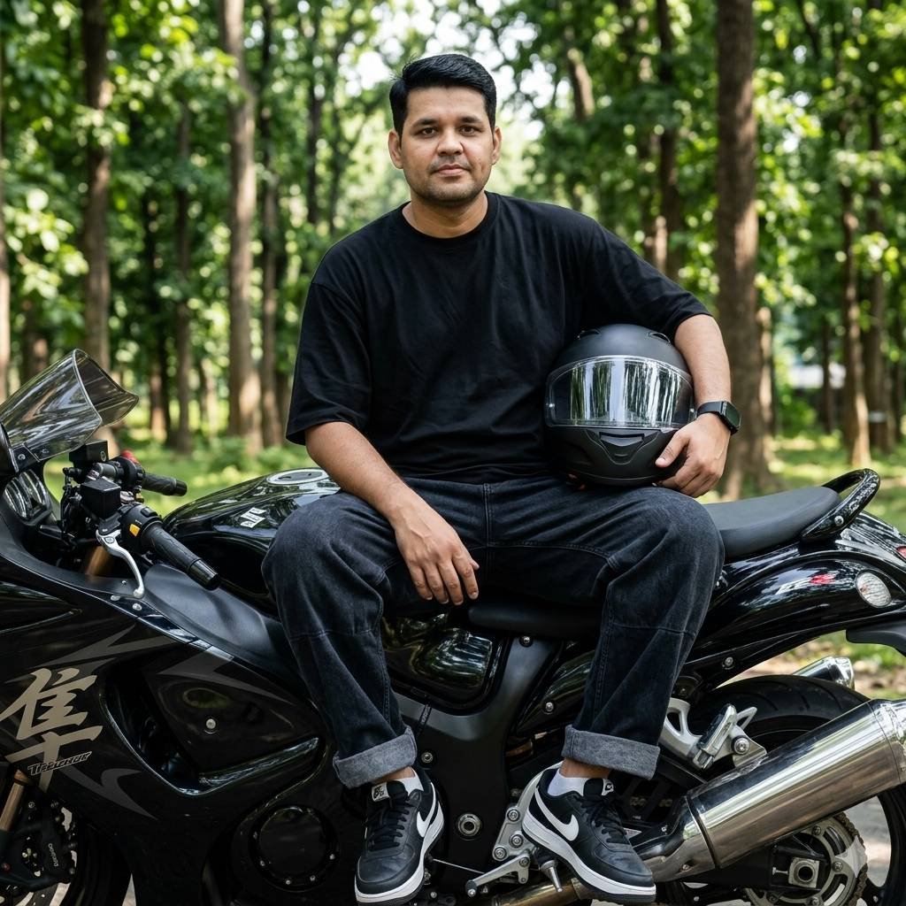 Biker Pose